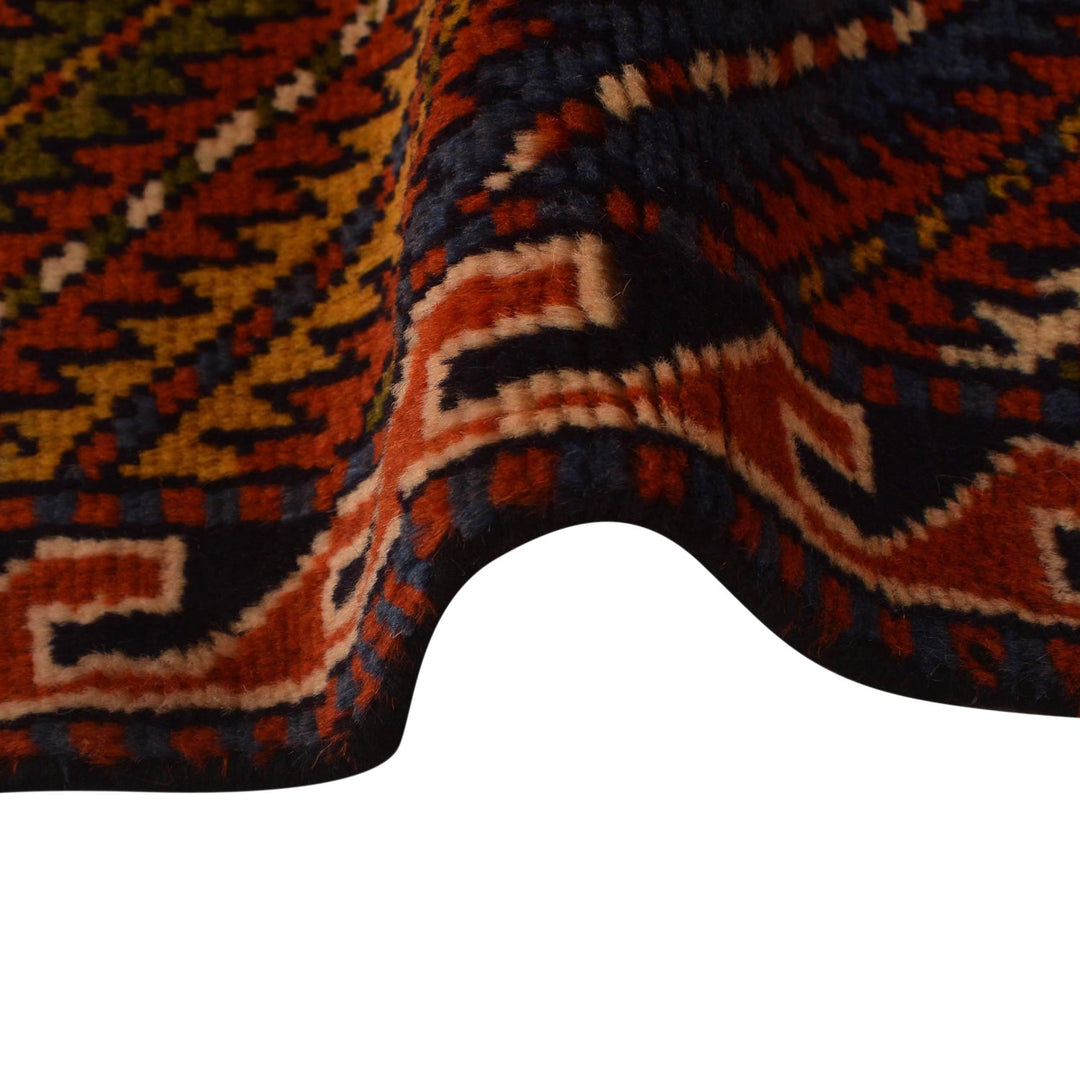 Tribal Baloch Rug 3' 5" x 4' 4" - No. AL60051