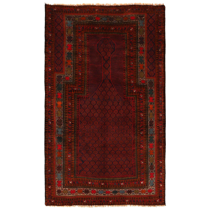 Small Prayer Carpet 3' 3" x 5' 8" - No. AL24808