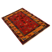 Handmade Pictorial Carpet 2' 11" x 3' 11" - No. AL28741