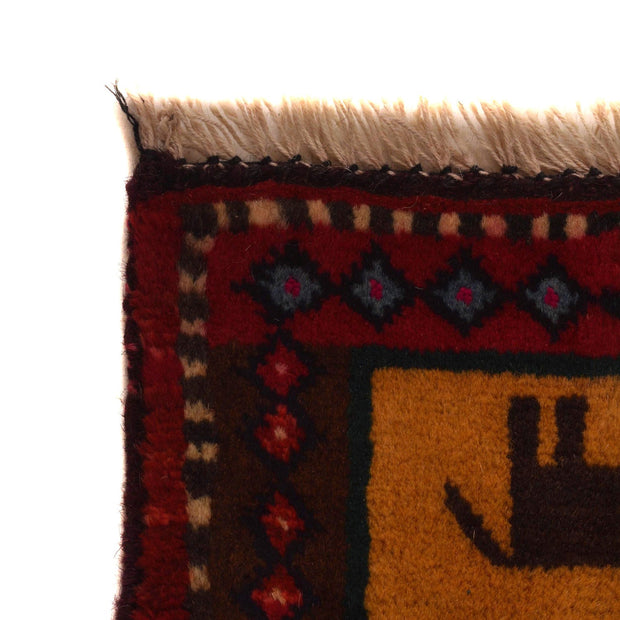 Handmade Pictorial Carpet 2' 11" x 3' 11" - No. AL28741