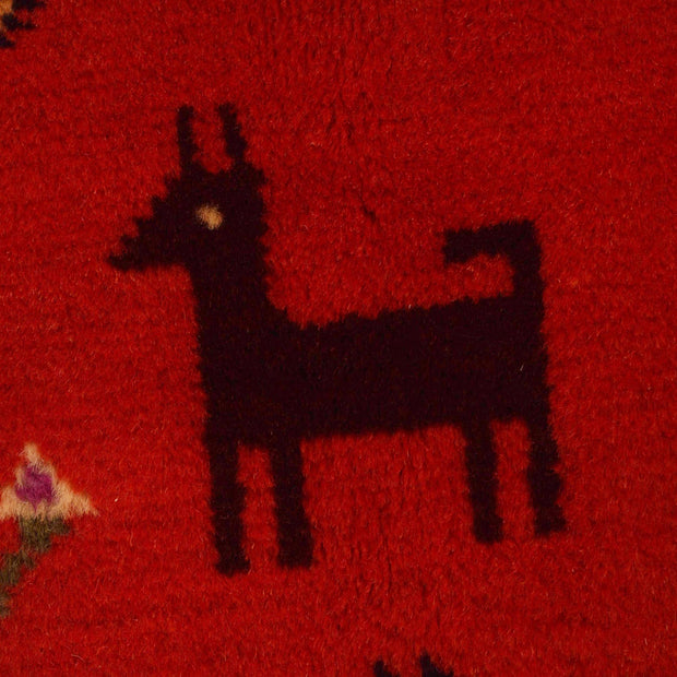 Handmade Pictorial Carpet 2' 11" x 3' 11" - No. AL28741