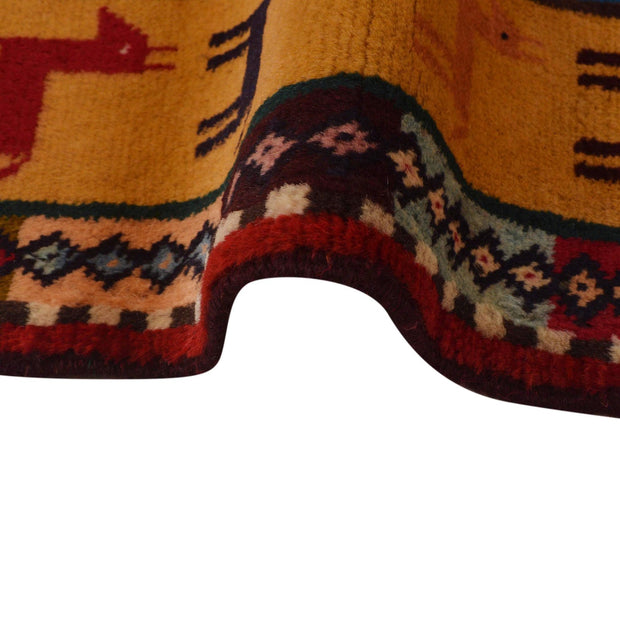 Handmade Pictorial Carpet 2' 11" x 3' 11" - No. AL28741