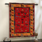 Handmade Pictorial Carpet 2' 11" x 3' 11" - No. AL28741