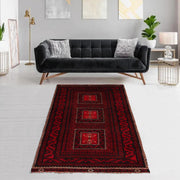 Handmade Baluchi Rug 3' 9" x 7' 3" - No. AL54673