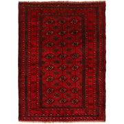 Red Color Baluchi Rug 4' 3" x 5' 10" - No. AL68855