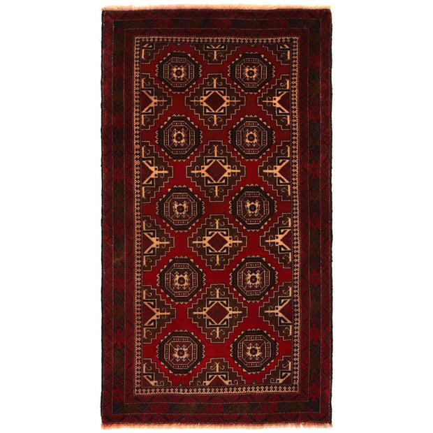 Handmade Balochi Carpet 2' 10" x 5' 1" - No. AL11488