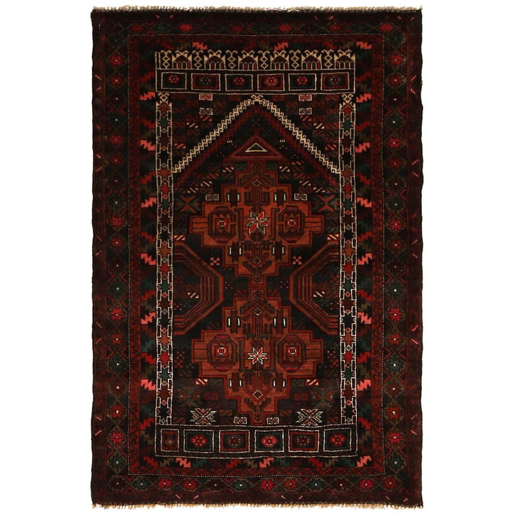 Muslim Prayer Rug 2' 9" x 4' 5" - No. AL19918