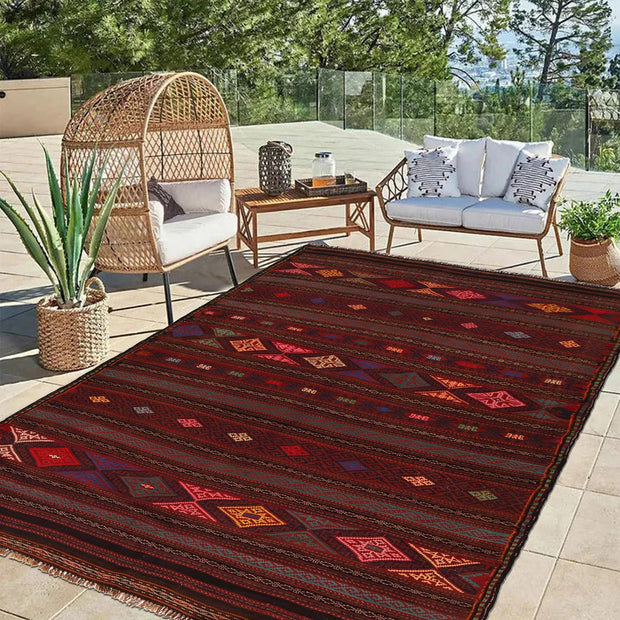 Afghan Laghari Kilim 4' 11" x 7' 10" - No. AL40400