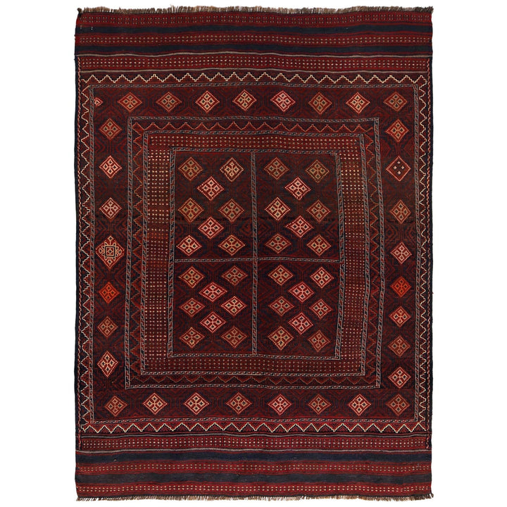 Afghan Laghari Kilim 4' 7" x 6' 3" - No. AL85278