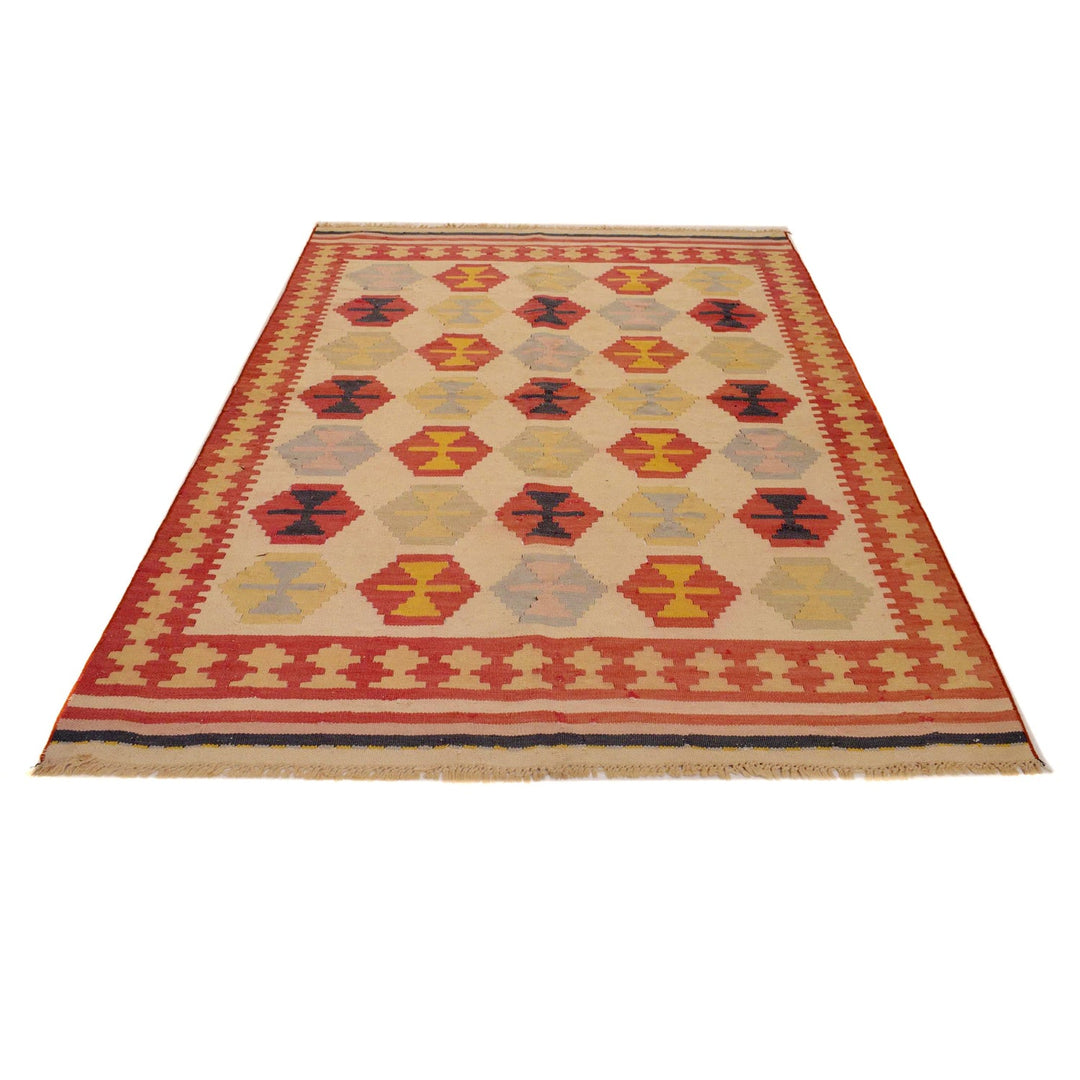 Afghan Vintage Kilim 5' 3" x 7' 7" - No. AL80876