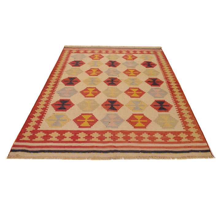 Afghan Vintage Kilim 5' 3" x 7' 7" - No. AL80876