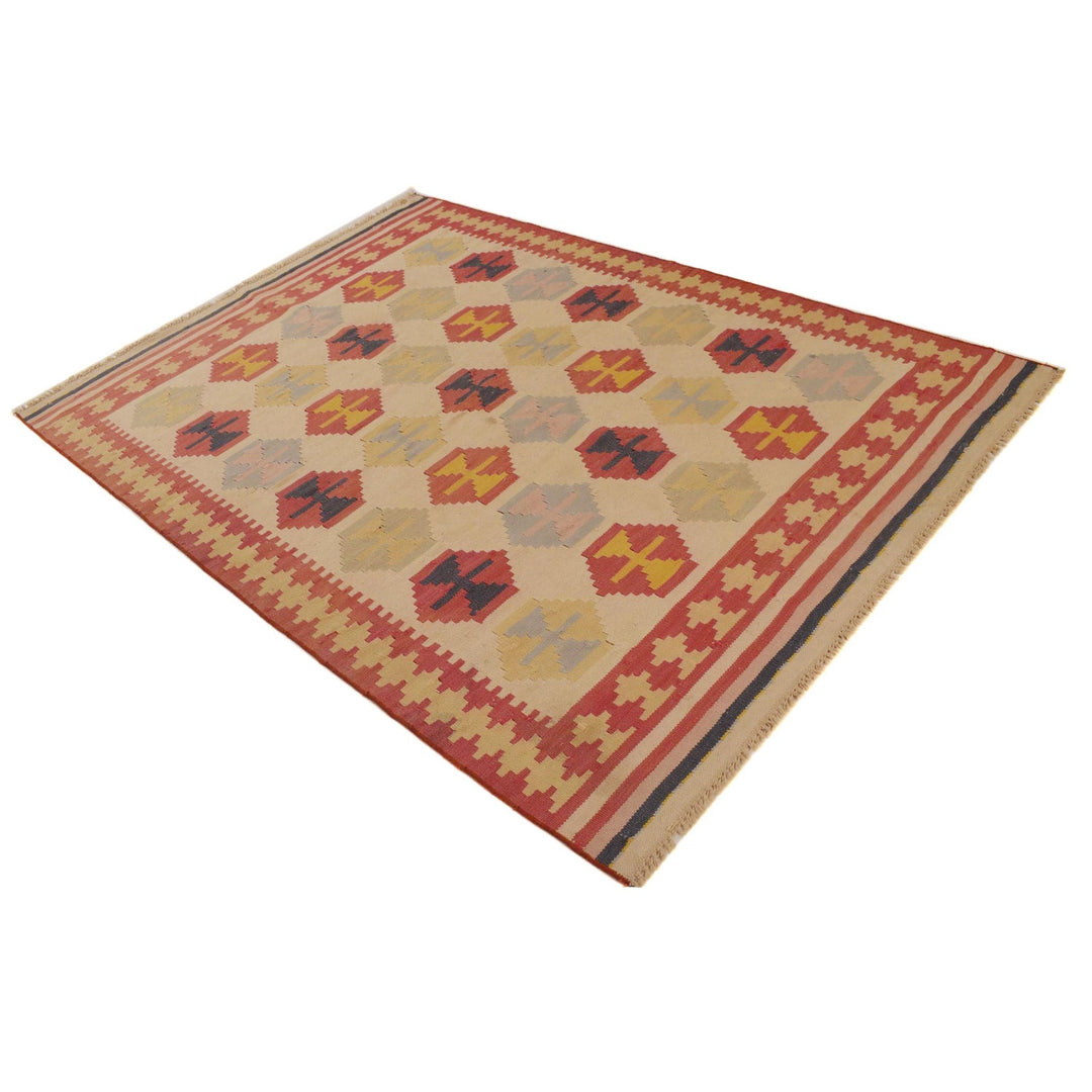 Afghan Vintage Kilim 5' 3" x 7' 7" - No. AL80876