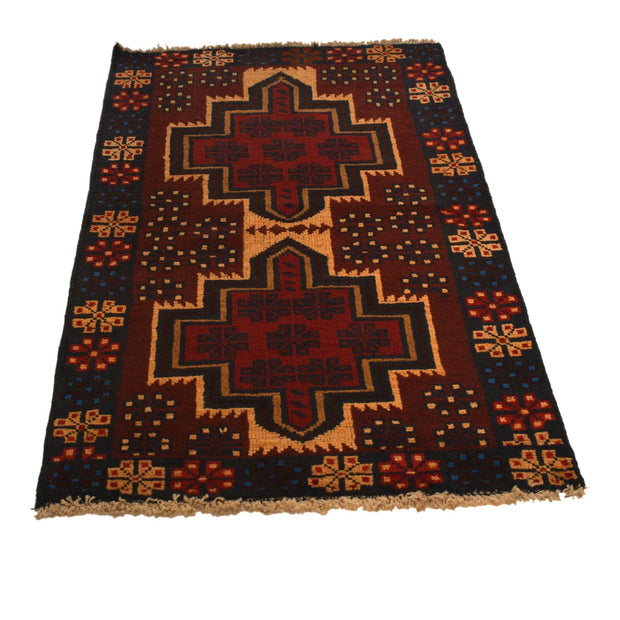 Handmade Balochi Carpet 2' 9" x 4' 8" - No. AL90796