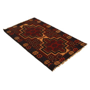 Handmade Balochi Carpet 2' 9" x 4' 8" - No. AL90796