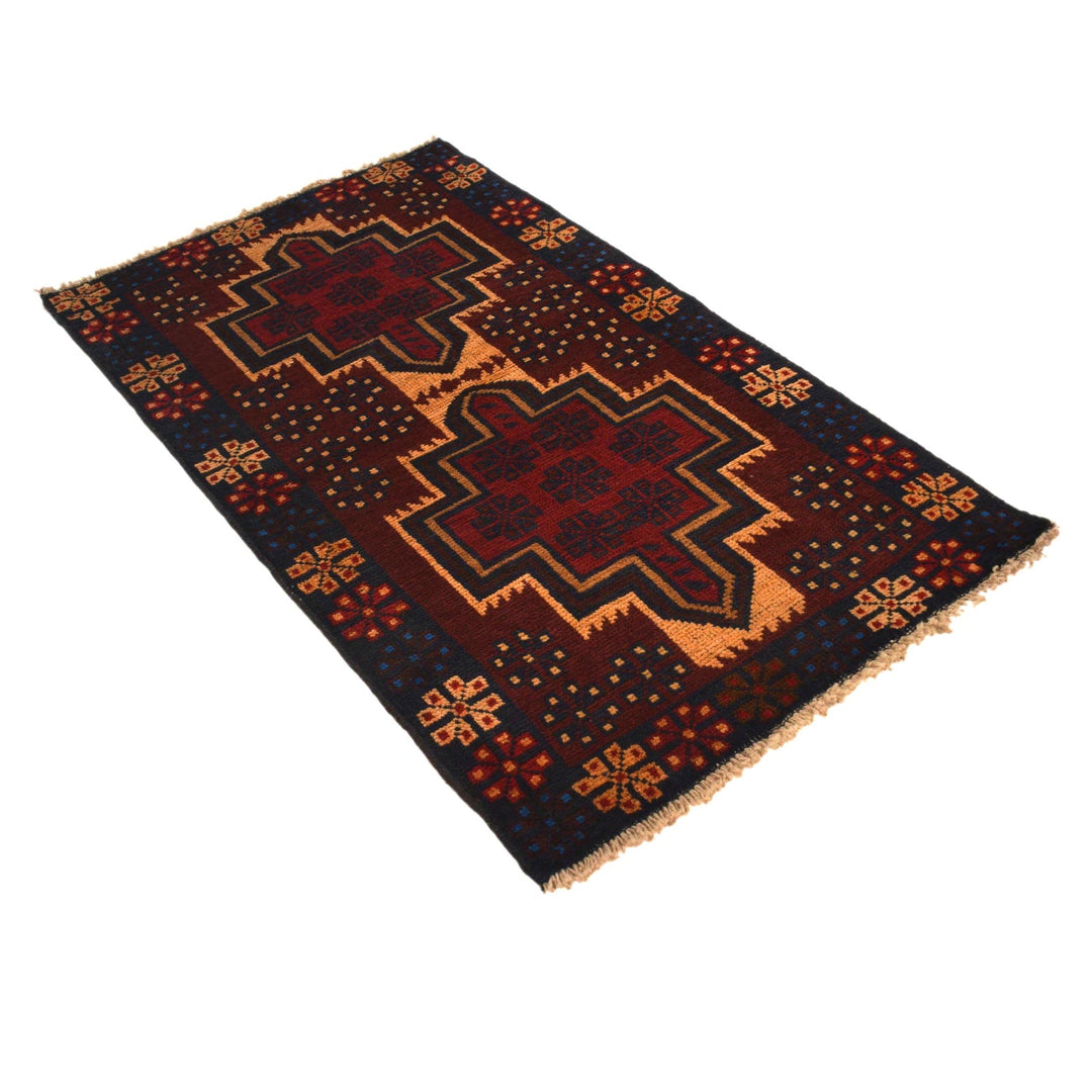 Handmade Balochi Carpet 2' 9" x 4' 8" - No. AL90796