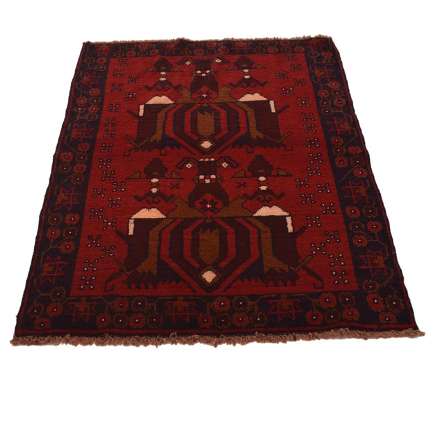 Red Baluchi Rug 2' 11" x 4' 5" - No. AL12399