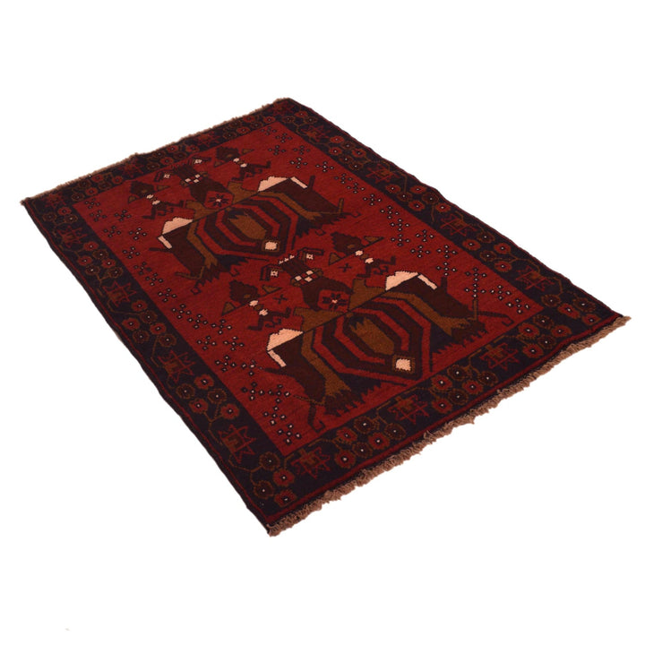 Red Baluchi Rug 2' 11" x 4' 5" - No. AL12399