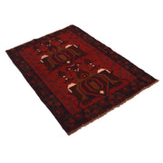 Red Baluchi Rug 2' 11" x 4' 5" - No. AL12399