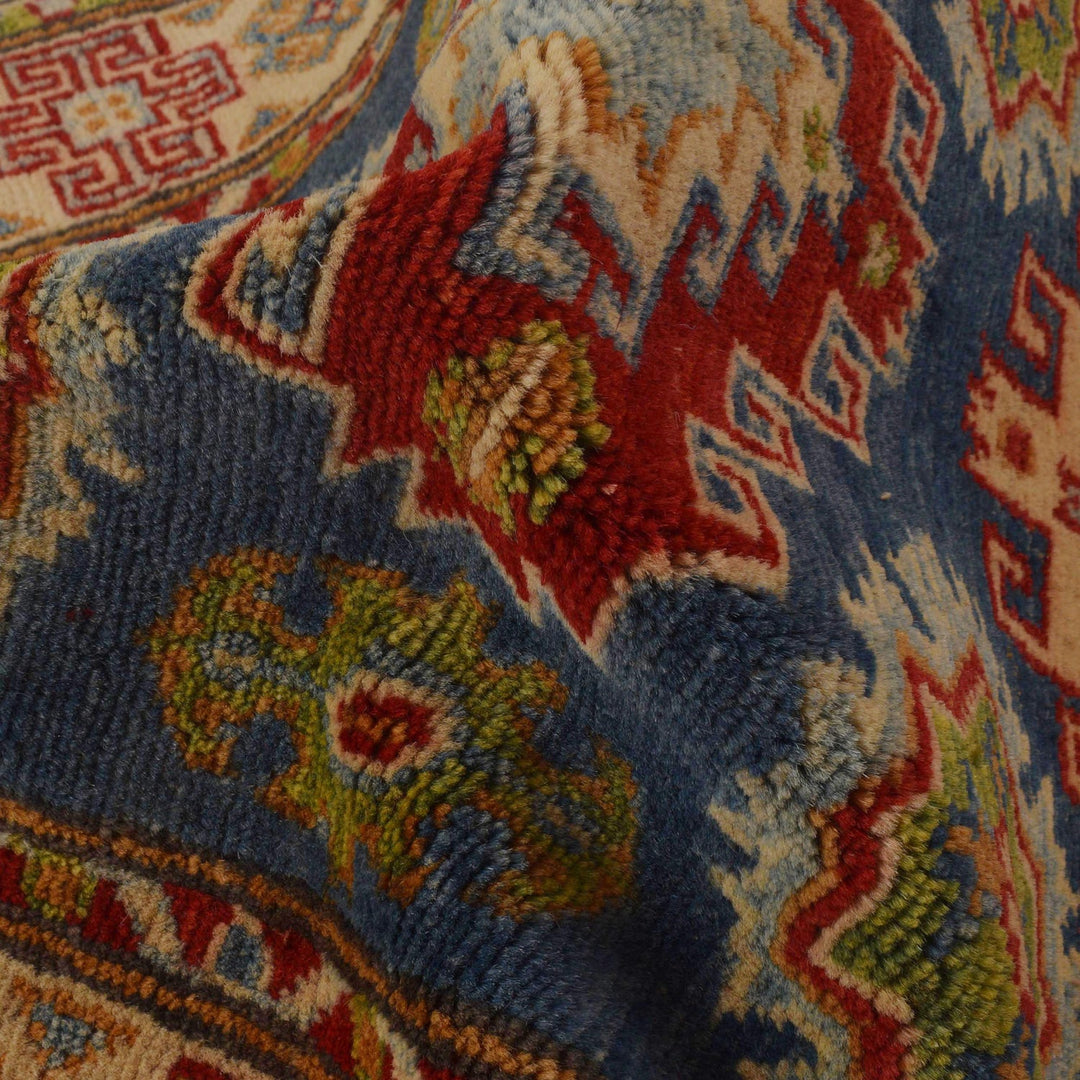Blue Color Kazak Rug 2' 9" x 4' 8" - No. AL85736