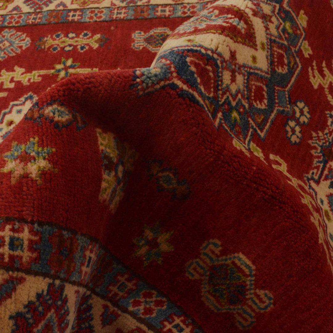 Handmade Kazak Area Rug 3' 3" x 4' 6" - No. AL29193