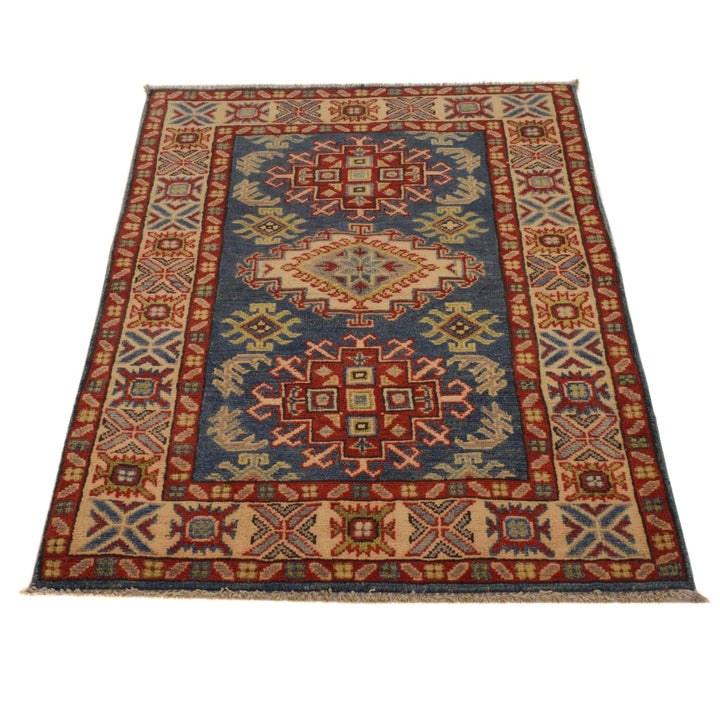 Handmade Kazak Area Rug 2' 9" x 4' 0" - No. AL26634