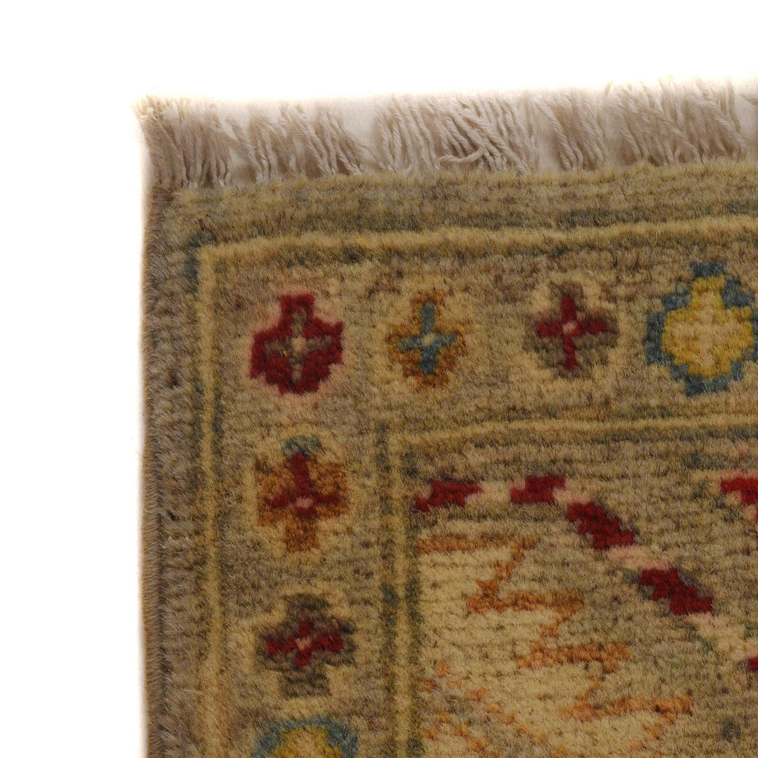 Afghan Waziri Oriental Rug 2' 11" x 4' 0" Hand-Knotted pattern