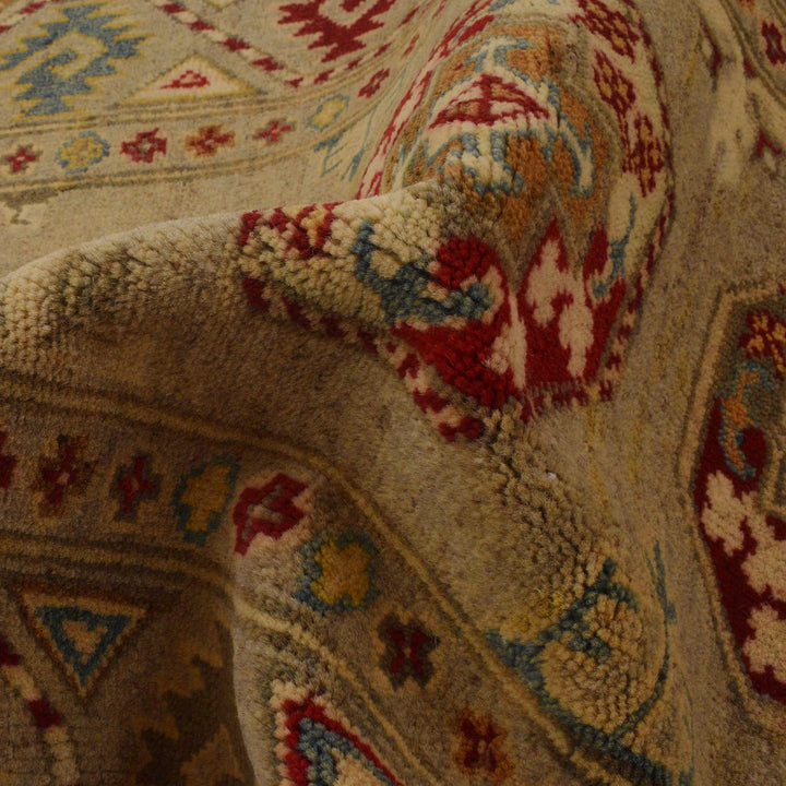 Afghan Waziri Oriental Rug 2' 11" x 4' 0" Hand-Knotted reverse