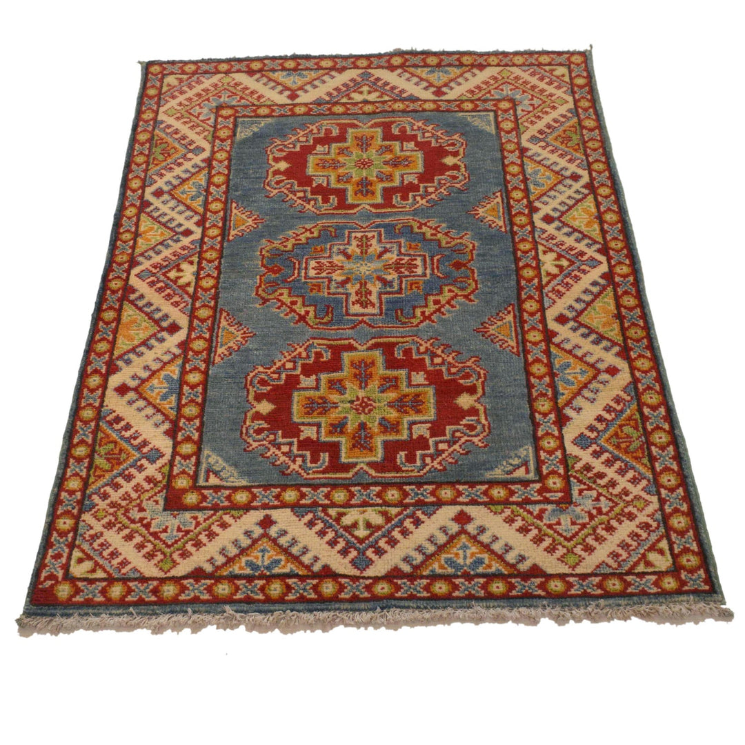 Blue Color Kazak Rug 2' 8" x 4' 0" - No. AL62868