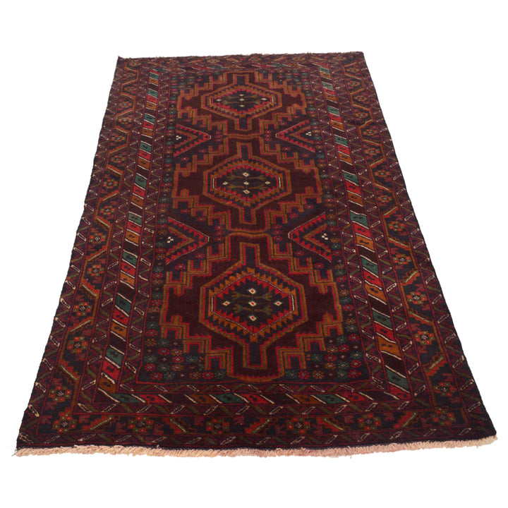 Multi Color Baluchi Rug 3' 7" x 6' 8" - No. AL51362