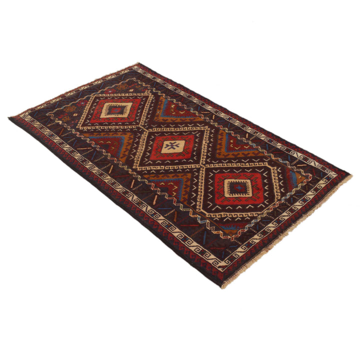 Hand Knotted Baluchi Rug 2' 9" x 4' 9" - No. AL60564