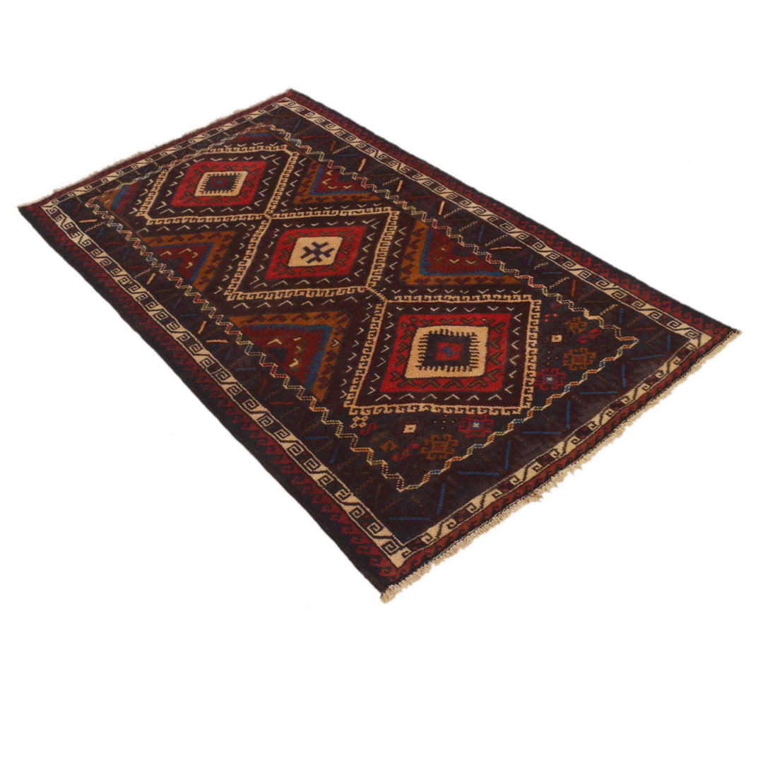 Hand Knotted Baluchi Rug 2' 9" x 4' 9" - No. AL60564