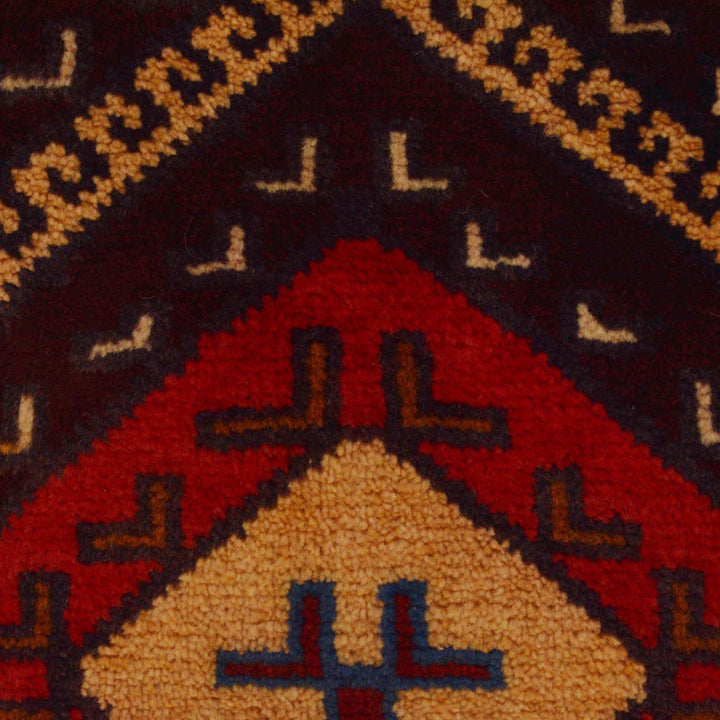 Hand Knotted Baluchi Rug 2' 9" x 4' 9" - No. AL60564