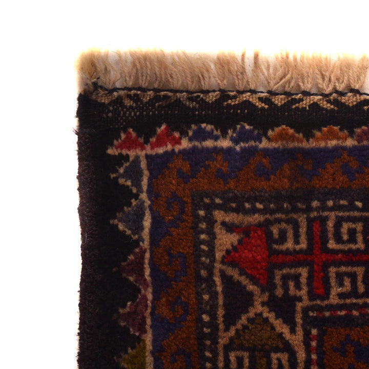 Afghan Prayer Rug 2' 8" x 4' 4" Hand-Knotted | No. AL63677