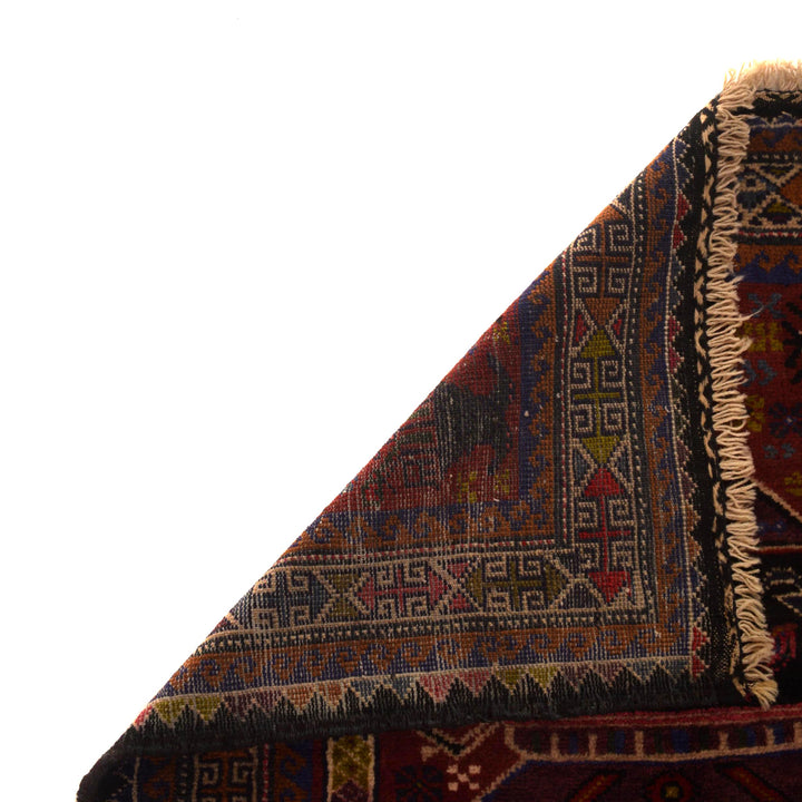 Afghan Prayer Rug 2' 8" x 4' 4" Hand-Knotted | No. AL63677
