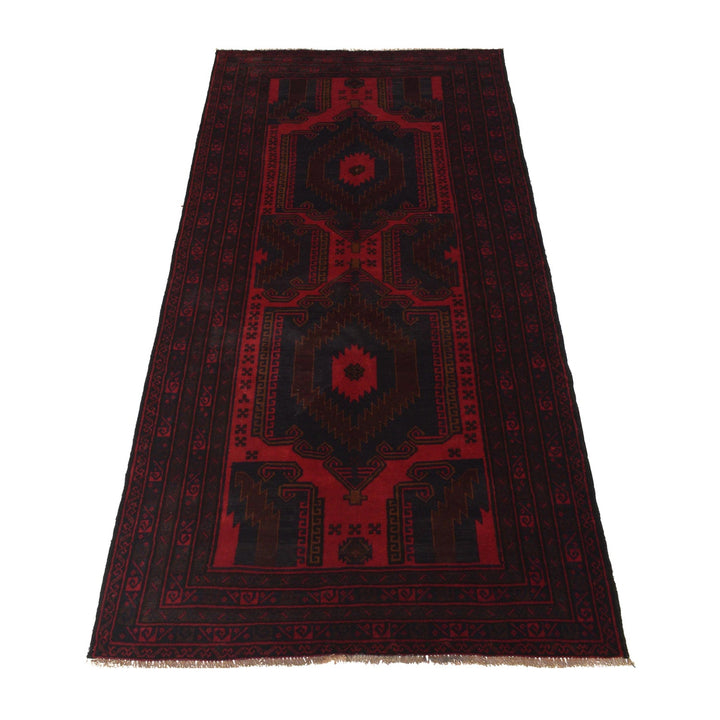 Traditional Baloch Rug 4' 1" x 8' 1" - No. AL34131