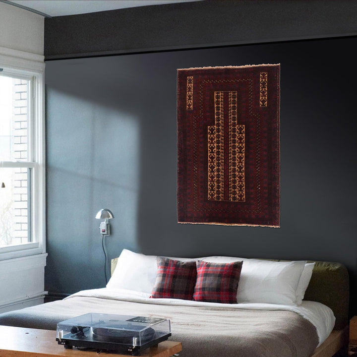 Muslim Prayer Rug 3' 0" x 4' 8" - No. AL92753