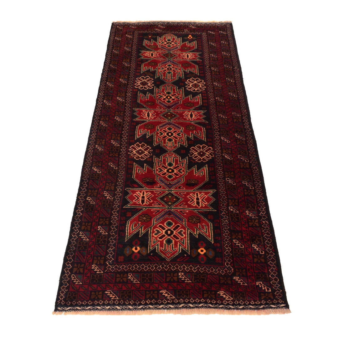 Red Color Baloch Runner 2' 9" x 7' 0" - No. AL84694