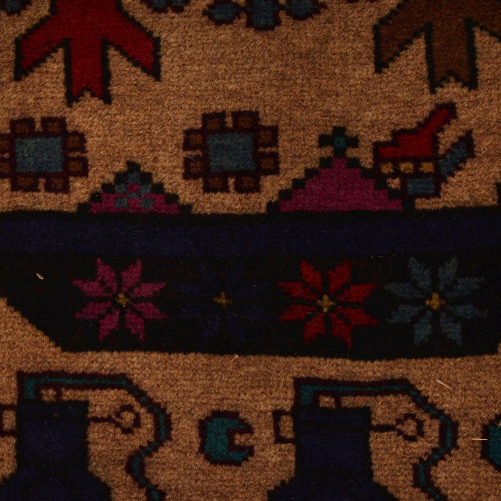 Afghan War Rug – Military Design 6' 5" x 9' 1" - No. AL84255