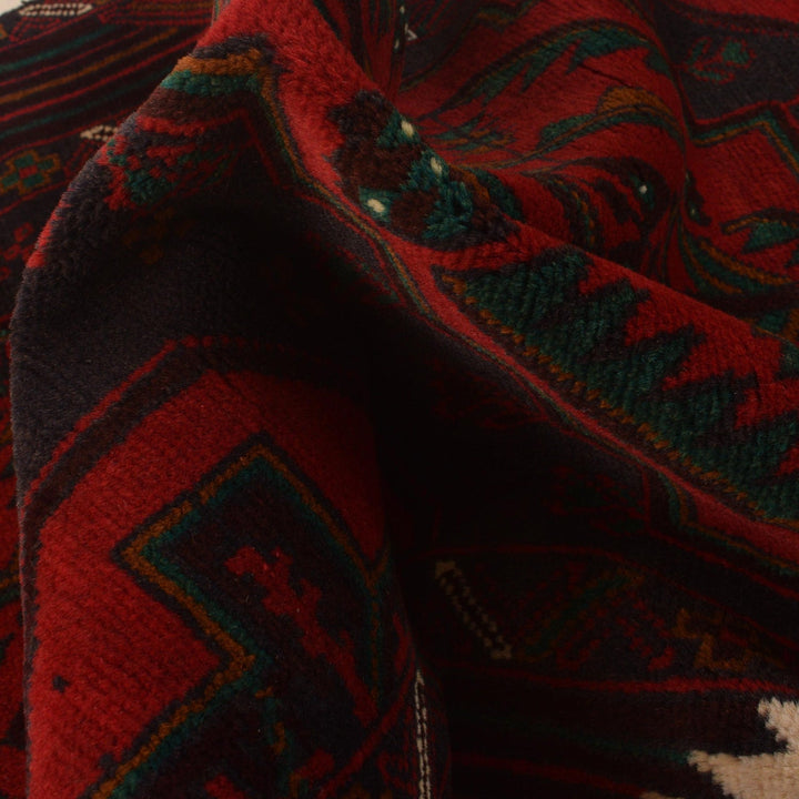 Red Color Baloch Runner 3' 1" x 6' 0" - No. AL85541