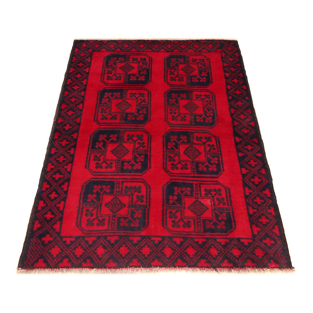 Red Color Baluchi Rug 3' 0" x 4' 6" - No. AL13893