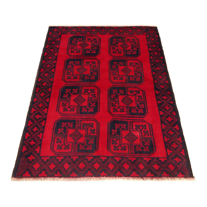 Red Color Baluchi Rug 3' 0" x 4' 6" - No. AL13893