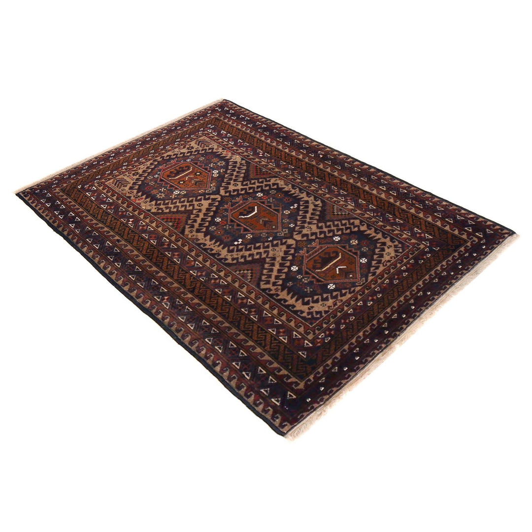 Traditional Baloch Rug 3' 1" x 4' 9" - No. AL78368
