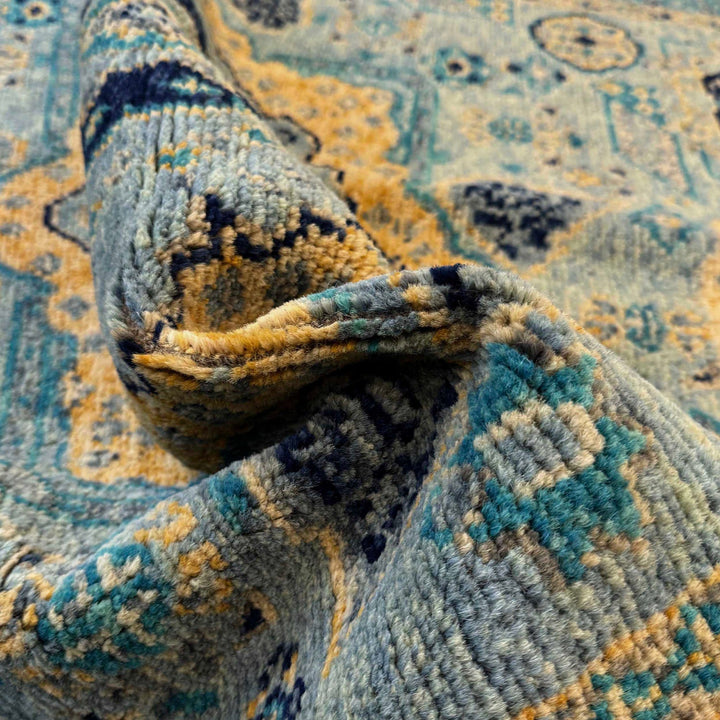 Blue Color Mamluk Carpet 4' 8" x 6' 3" - No. AL35134