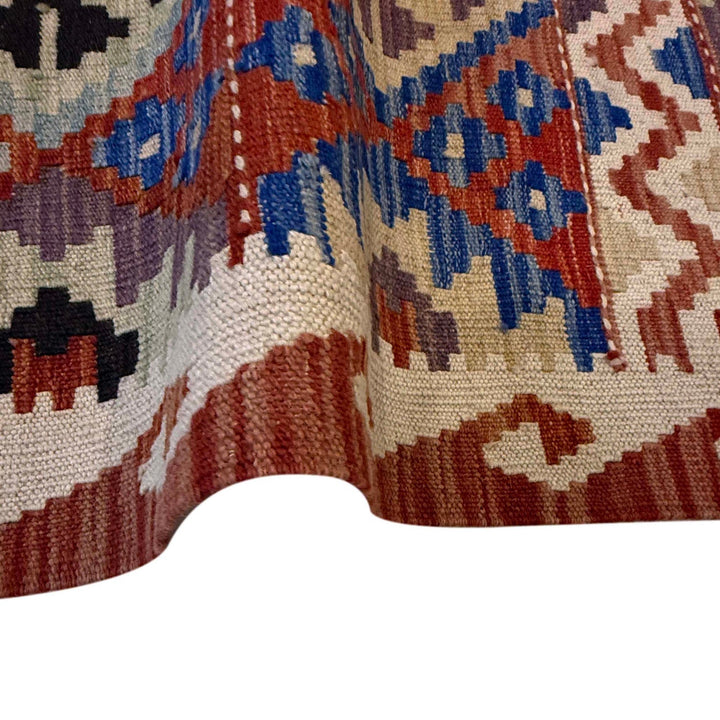 Handmade Turkish Design Wool Kilim Runner 2' 9" x 9' 9" - No. AL95274