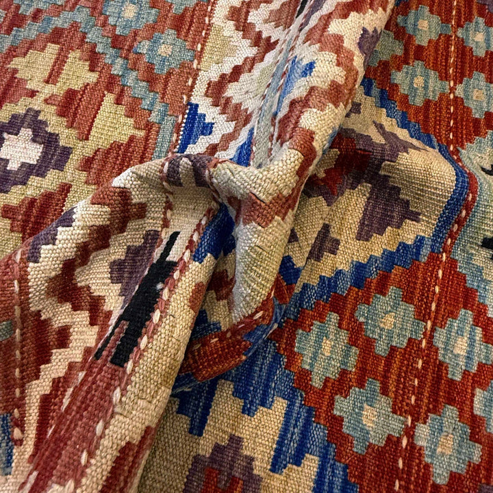 Handmade Turkish Design Wool Kilim Runner 2' 9" x 9' 9" - No. AL95274