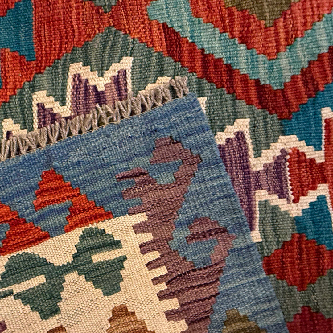 Small Size Chobi Kilim 3' 10" x 5' 9" - No. AL99209