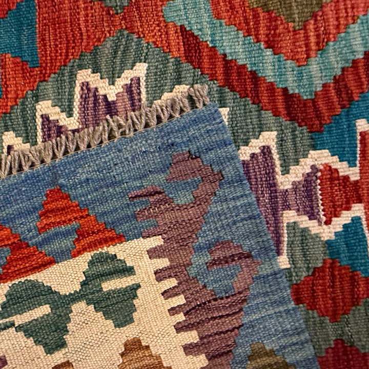 Small Size Chobi Kilim 3' 10" x 5' 9" - No. AL99209