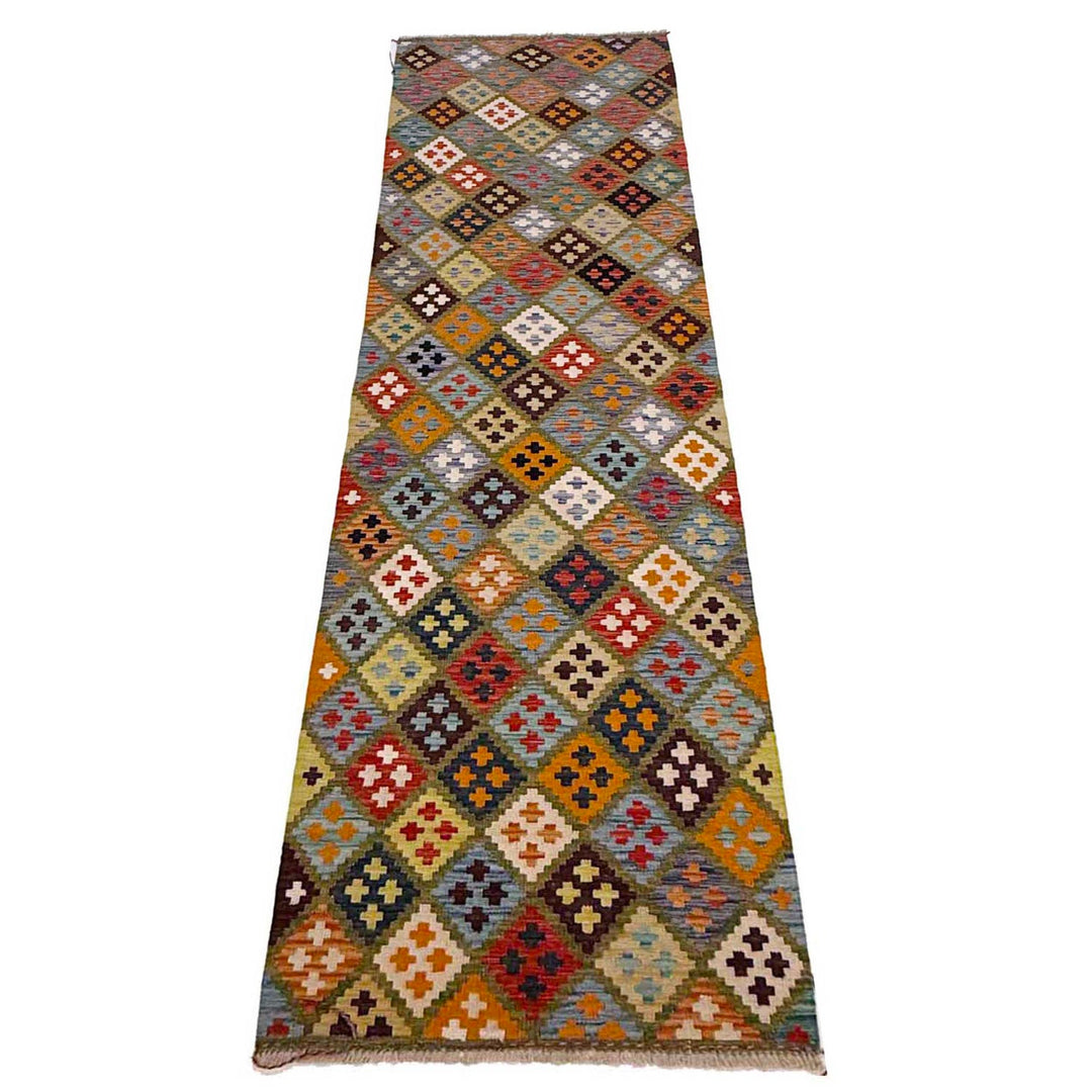 Long Chobi Kilim Runner 2' 8" x 9' 10" - No. AL52688