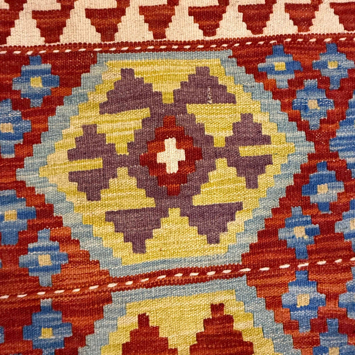 Hand Knotted Flatweave Kilim Runner 2' 7" x 9' 5" - No. AL84297