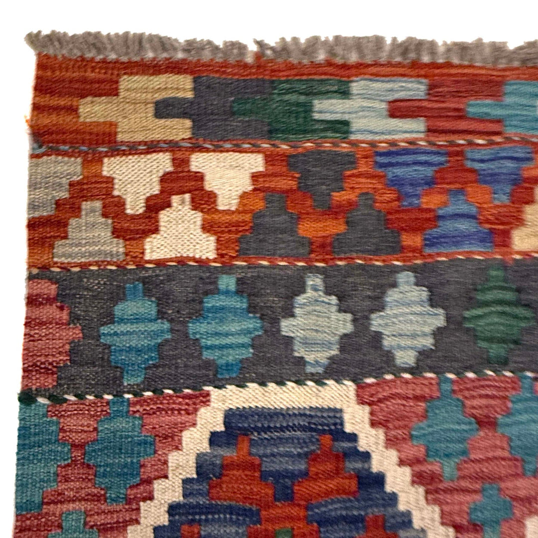 Hand Made Afghan Kilim 3' 3" x 5' 2" - No. AL42635